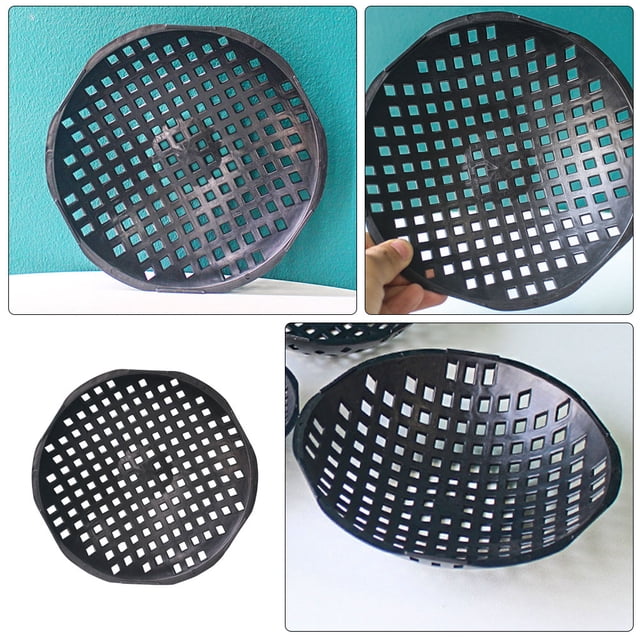 UPOUART 10Ud Redes Plásticas Negras Para Drenaje De Maceta Con En Forma De Para Plantas Y Bonsái
