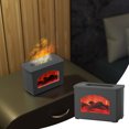 thumbnail image 6 of AOLIGEI Humidifiers For Bedroom Fireplace Simulation Flame Oil Diffuser 270Ml Cool Mist Humidifier Essential Desktop Humidifier Night Light, 6 of 7