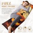 thumbnail image 4 of Halloween Body Pillow Cover, Halloween Full Moon Pumpkin Bat Halloween Decorations Body Pillow Cases with Zipper Soft Smooth Skin Friendly Long Pillow Case 20x60 inches, 1Pc, 4 of 7