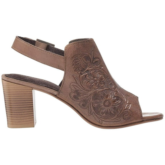 Roper Mika Beige Floral Tooled Leather