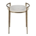 thumbnail image 2 of Butler Specialty Company Madlyn 19"  Round Marble and Iron Side Table - Ivory, 2 of 6