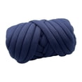 thumbnail image 3 of yuksok Chunky Yarn Comfortable Lightweight Durable Polyester Breathable Hand Knit for Navy Blue, 3 of 9