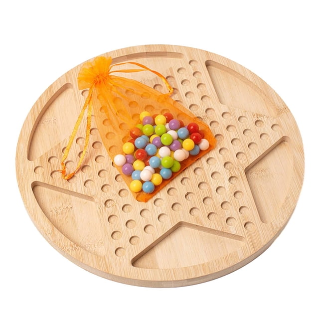damas chinas,Juego de mesa de damas chinas de madera con 60 canicas.,Cuentas de vidrio acrílico,tablero de ajedrez de madera,regalo para niños,Damas chinas juego de mesa hexagonal juguete