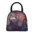 thumbnail image 1 of Fotbe Fireworks2 Bolsa de Almuerzo con Estampado, Lonchera Aislada, Contenedor de Comida Reutilizable Tipo Cooler a Prueba de Fugas, 1 of 6
