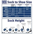 thumbnail image 2 of Yacht & Smith 6 Pairs Men and Women Value Pack of Ring Spun Cotton Crew Diabetic Nephropathy Socks, 2 of 2