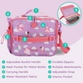 thumbnail image 5 of Bentgo Kids Lunch Bag - Double-Insulated, Reusable Lunch Bag for Kids 3+ with Adjustable Strap; Holds Lunch Box/Water Bottle/Snacks; Easy-Clean, Water-Resistant & Pockets (Fairies), 5 of 7