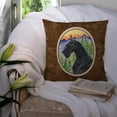 thumbnail image 3 of Carolines Treasures SS8256PW1414 Schnauzer Fabric Decorative Pillow, 14Hx14W, multicolor, 3 of 4