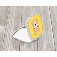 thumbnail image 2 of Yellow Checkered Shiba Inu Compact Mirror BB1133SCM, 2 of 4