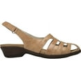 thumbnail image 3 of Propet Women's Alisha Fisherman Wedge Sandals Beige Leather Rubber 8 AA, 3 of 7