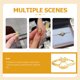 thumbnail image 4 of unbranded Anillo Dorado De En Cobre Ajustable Para Usar En Eventos Y Complementar Tu Estilo, 4 of 7