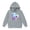 Grey, variant on WOYY Toddler Girls Hoodie Dinosaur Print Hooded Sweatshirt Long Sleeve Pullover