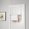 thumbnail image 3 of Mainstays Over-the-Door Clothes Drying Rack, Foldable Laundry Rack with 5 Rust-Resistant Metal Rods,White Powder Coating, 3 of 8