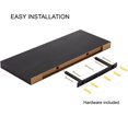 thumbnail image 3 of ITY International - Individual Wooden Floating Shelf, 31.5" x 9.25" x 1.5", Black, 3 of 5
