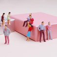 thumbnail image 5 of 100pcs 1:50 Standing People Figure Diorama, Model Train Park, Architecture Projects -, 5 of 10