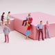 thumbnail image 5 of 100 Piezas OO Modelo de Personas para Maqueta de Tren Paisaje Juguete (1 A 50) Model Figures Toys Hugo Figuras de tren modelo, 5 of 10