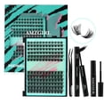 thumbnail image 1 of Kit de extensión de pestañas AMZGIRL LASH Midnight con 144 racimos de 8 a 16 mm, 1 of 7