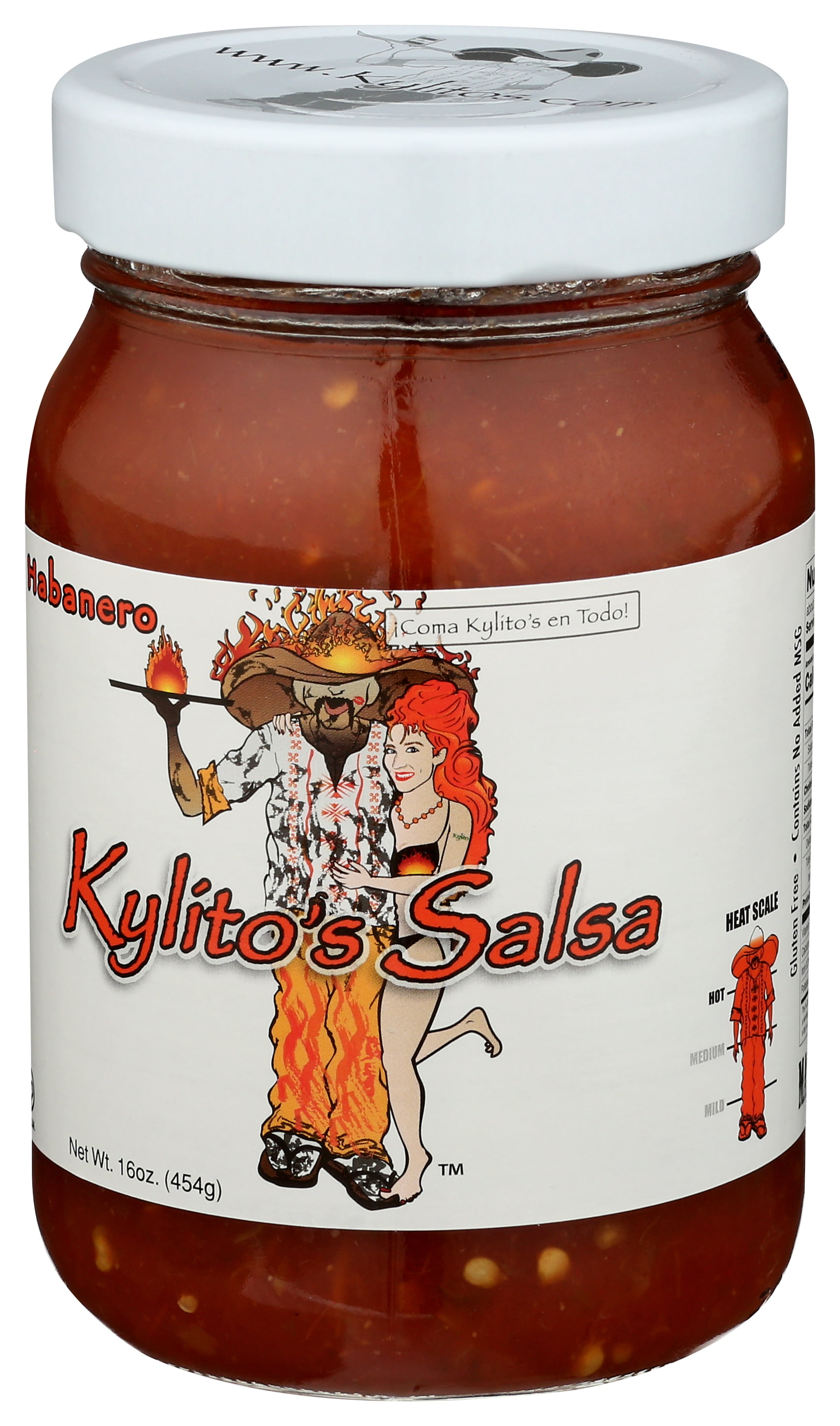 Kylito's Salsa 16oz Jar (Pack of 3) (Choose Flavor Below) (Original -  Little heat) by Kylito's