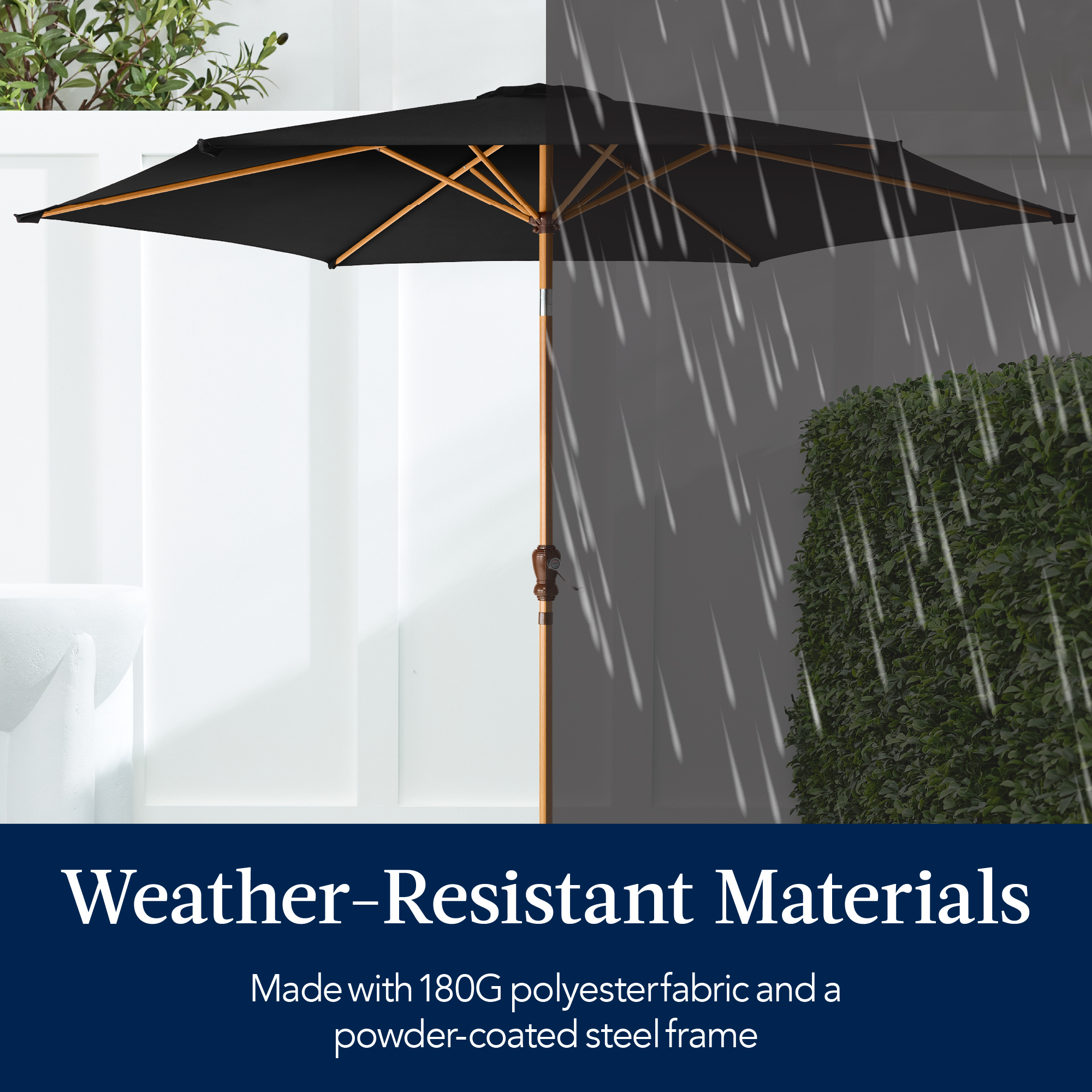 Best Choice Products 10ft Market Patio Umbrella with Crank & Tilt photo 5