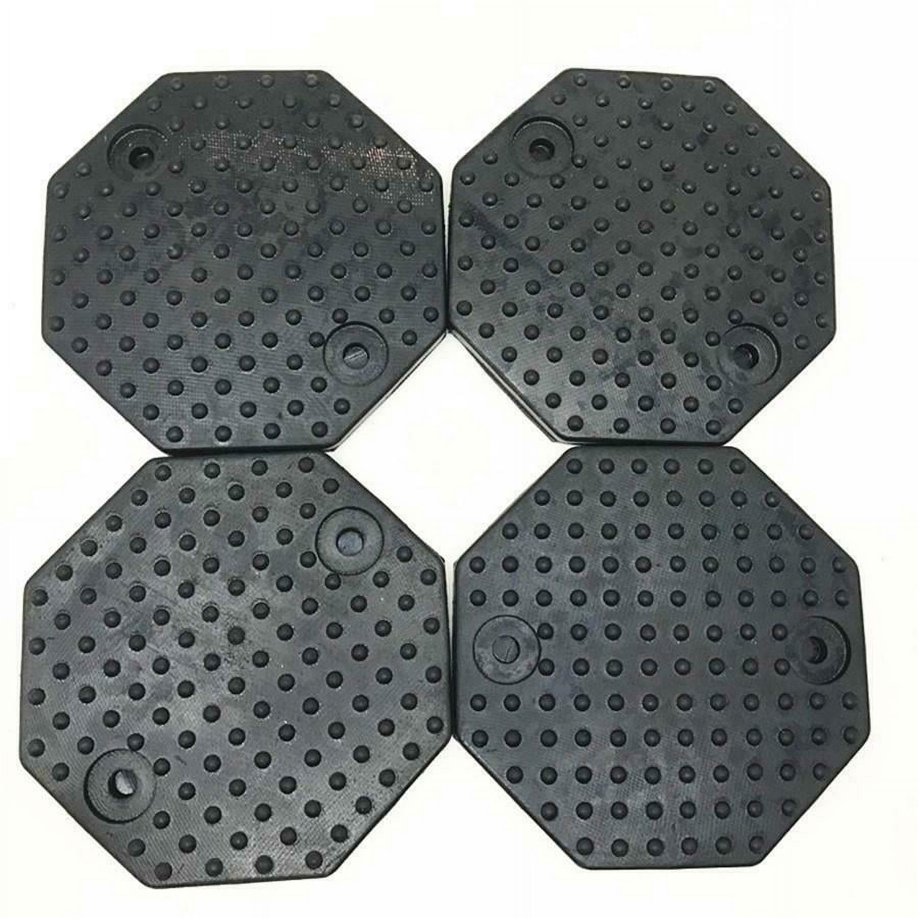 4pc Octagon Heavy Duty Rubber Arm Pads Car Lift Accessories for Auto Truck Hoist