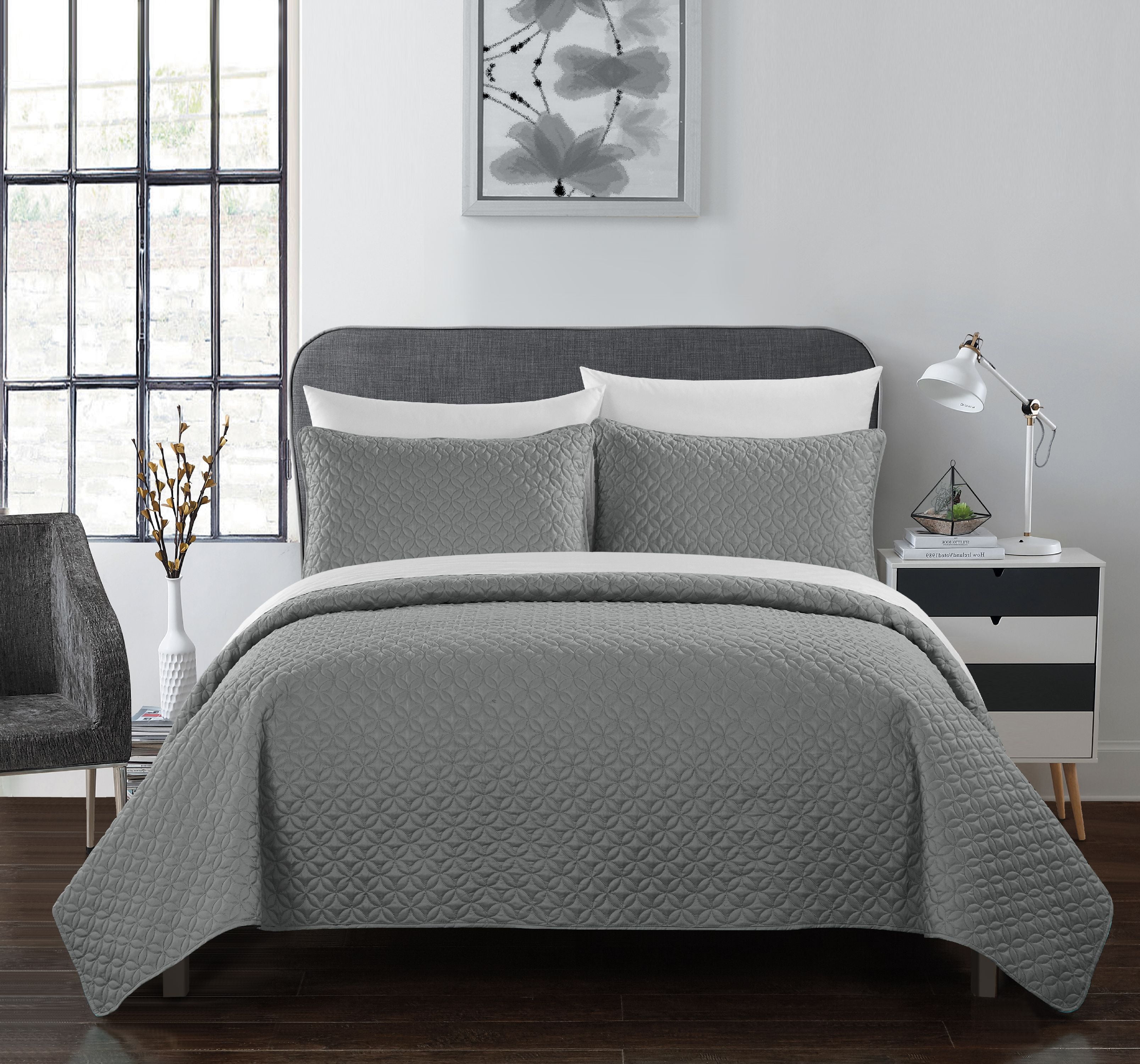 Chic Home Mather 5 Piece Quilt Cover Set Bed in a Bag - Walmart.com