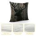 thumbnail image 4 of GOSMITH Cute Deer Pillow Covers Deer Hunting Decorative Throw Pillow Covers Cases Home Decor Antlers Western Farmhouse Black Brown Wild Animal Cushion Case for Couch Sofa Outdoor, 4 of 5