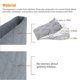 thumbnail image 5 of Bolsas organizadoras plegables con asas reforzadas, solución que ahorra espacio para edredones y ropa tamaño queen, diseño de ventana transparente y tela no tejida, portátiles para guardar debajo de, 5 of 7
