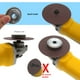 thumbnail image 4 of Tuerca Con Brida Para Amoladora Angular, Placa De Presión Para Amoladora Angular, 2 Piezas De Liberación Rápida De 12,7 Mm De Altura Para Reemplazo, 4 of 7