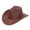 Khaki, variant on Cowboy Hat for Kids, Wide Brim Suede Sun Hat - Toddler Western Rancher Hat for Party & Travel Size,4-10 Years