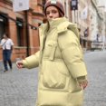 thumbnail image 2 of DJDLJWCJ Girls Parka Coat Winter Windproof Thicken Warm Quilted Down Jacket Girls Puffer Jacket Green Size 7, 2 of 9