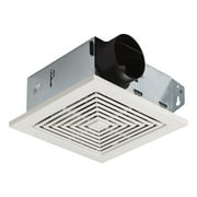 Broan-NuTone 688 Ceiling and Wall Ventilation Fan, 50 CFM 4.0 Sones, White Plastic Grille