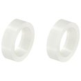thumbnail image 1 of Unique Bargains Rondelle d'Espacement, Lot de 200 Nylon 5mm ID x 7mm OD x 2mm L pour Vis M5, Blanc, 1 of 5