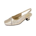 thumbnail image 1 of Floral Women's Lena Extra Wide Width Low Heel Slingback, 1 of 6