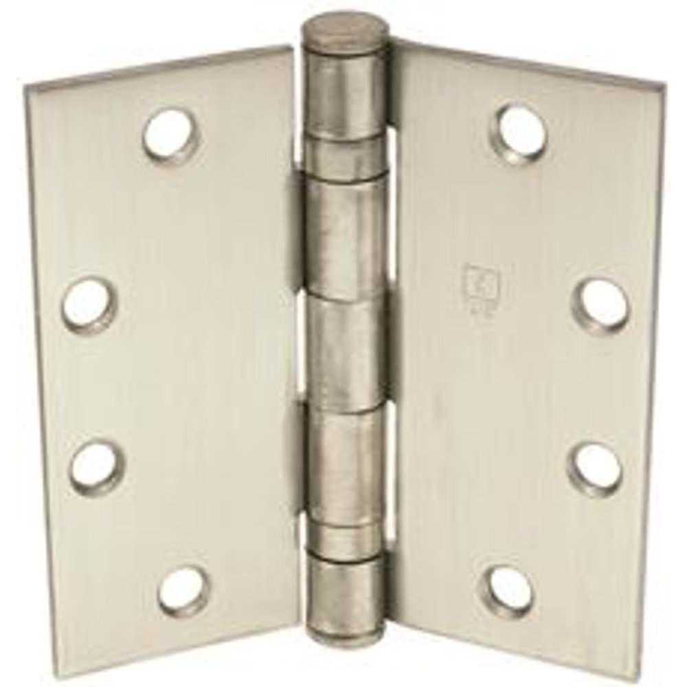 Hager Full Mortise Ball Bearing Temp Hinge, 41/2 In. X 41/2 In
