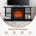 thumbnail image 6 of IHOMEadore 48" Fireplace TV Stand with 18" Electric Fireplace for TVs up to 55",  Entertainment Center Console for Living Room, 6 of 12