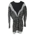 thumbnail image 2 of Pre-Owned Isabel Marant Caldes Sequined-Embellished Mini Dress In Black Chiffon, 2 of 2