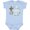 AE-Light Blue, variant on It's My 1st Easter with Cross and Flowers Boys or Girls Baby Bodysuit