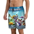 thumbnail image 2 of Plants Vs Zombies Men's Swim Trunks Quick Dry Board Shorts Bathing Suit Swimsuits Beach Shorts, 2 of 8