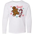 thumbnail image 3 of Inktastic Christmas Sweet Long Sleeve Youth T-Shirt, 3 of 5