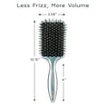 thumbnail image 5 of InfinitiPro by Conair - Hair Brush - Detangling Brush - Hair Brush For Thick Hair - Hairbrush Reduces Frizz and Adds Volume - Smoothwrap Series, 5 of 5