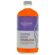 Cultured Kombucha Co - Tea Kombucha Yooperberry, 16fo | Pack of 6