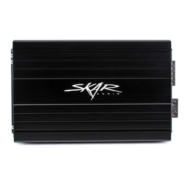 Amplificador Monoblock Skar Audio SKv2-1500.1D MOSFET Competencia Subwoofer 2200 W Máxima Potencia