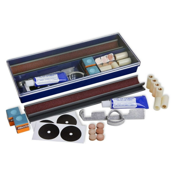 OKKO Billiard Pool Cue Standard Repair Kit - 9 Items Included