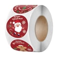 thumbnail image 4 of Pegatinas navideñas, pegatinas de sellado de regalo con tema navideño, pegatinas decorativas, pegatinas de sello en rollo, 4 of 5