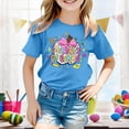 thumbnail image 2 of Mode Décontractée pour Filles, T-Shirt à Manches Courtes, Col Rond, Coupe Ample, Confortable et Élégant pour Enfants, 2 of 4