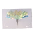 thumbnail image 3 of 3D Peacock Greeting Cards, 3D Popping Up Cards Accuracy Cut Repeatable Folding Handcraft Wide Applicability Paper Material  For Birthday, 3 of 8