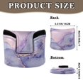 thumbnail image 2 of Haosy Lilac Marble Golf Mallet Putter Cover Strong Magnetic Leather Golf Club Headcover Closure, 2 of 7