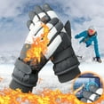 thumbnail image 2 of APEXFWDT Mens Ski Gloves, Waterproof Snow Gloves Winter Gloves for Cold Weather Snowboard Gloves Warm for Men Snowmobile Gloves, 2 of 3