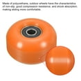 thumbnail image 4 of Uxcell 52mm Skateboard Wheels and Bearings Set Street Wheels for Skateboards Cruiser Wheel 95A, Orange Black 4 Pack, 4 of 6