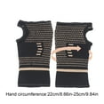 thumbnail image 3 of Soporte de muñeca de alta elasticidad | Negro | Nylon cómodo y transpirable | 1 Par | Se adapta a 6.3-9.84 in | Manga de compresión para deportes, ejercicio, fitness, levantamiento de pesas, 3 of 6