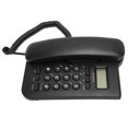 thumbnail image 3 of Corded Telephone, Minimalist Style ABS Material Desk Phone  for Home for Bank for Hotel Black,White, 3 of 8